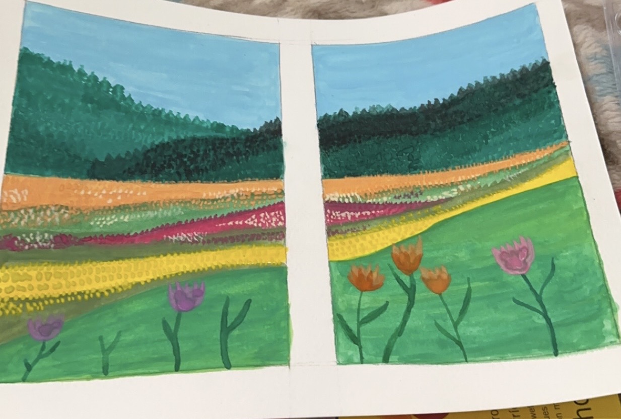 Watercolor painting